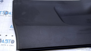 Door trim card rear left Toyota Sienna 11-14 beige with beige insert plastic, with curtain, scratches, abrasions