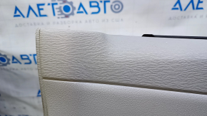 Door trim card rear left Toyota Sienna 11-14 gray with gray insert plastic, with curtain, scratches, abrasions