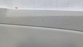 Door trim card rear left Toyota Sienna 11-14 gray with gray insert plastic, scratches, abrasions