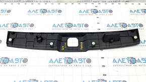 Lower trunk door trim Infiniti QX50 19- under the button, black, scratches