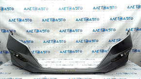 Bare front bumper Honda Accord 18-20 without parking sensors, silver, scratches