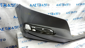 Bare front bumper Honda Accord 18-20 without parking sensors, silver, scratches