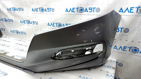 Bare front bumper Honda Accord 18-20 without parking sensors, silver, scratches