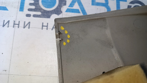 Door trim card rear left Toyota Sienna 11-14 beige with beige insert plastic, scuffs, scratches