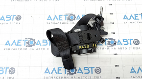 Passenger seat belt Jeep Cherokee KL 19-21 black, dry cleanable