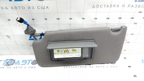 Left visor for Honda Accord 18-22, Wisteria Light Gray, without hook, with backlight
