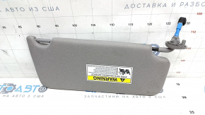 Left visor for Honda Accord 18-22, Wisteria Light Gray, without hook, with backlight