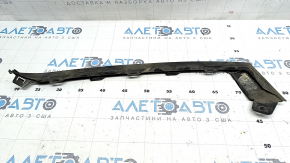 Front bumper eyelash left Honda Accord 18-22 under headlight, black gloss, scratches