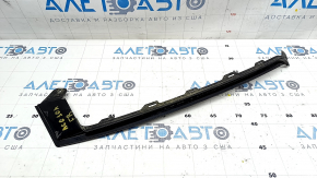 Front bumper eyelash right Honda Accord 18-22 under headlight, black gloss, scratches