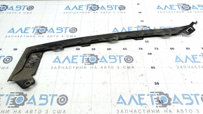 Front bumper eyelash right Honda Accord 18-22 under headlight, black gloss, scratches