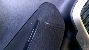Door trim card rear left Jeep Renegade 15 - black with black insert cloth, armrest black cloth, speaker cover beige, for dry cleaning, scuffs, scratches, burnt