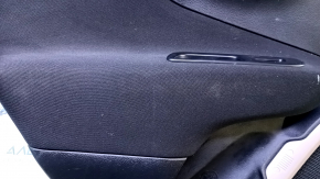 Door trim card rear left Jeep Renegade 15 - black with black insert cloth, armrest black cloth, speaker cover beige, for dry cleaning, scuffs, scratches, burnt