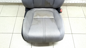 Passenger seat Honda Accord 18-22 without airbag, mechanical, gray cloth, dry cleanable