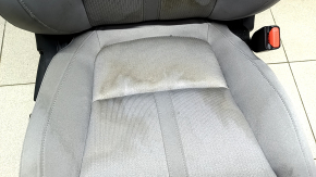 Passenger seat Honda Accord 18-22 without airbag, mechanical, gray cloth, dry cleanable