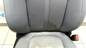 Passenger seat Honda Accord 18-22 without airbag, mechanical, gray cloth, dry cleanable