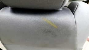 Passenger seat Honda Accord 18-22 without airbag, mechanical, gray cloth, dry cleanable