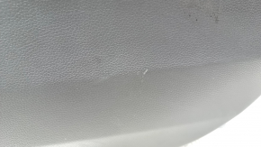 Door trim card front right Honda Accord 18-22 black with dark gray insert leather. armrest dark gray leather, molding under the tree, worn