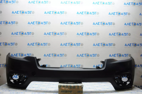 Bare front bumper upper part Jeep Cherokee KL 19-21 without parking sensors, under the plug towing hook