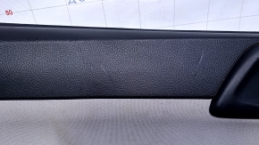 Door trim card rear left Subaru Forester 14-18 SJ black with gray insert cloth, armrest gray cloth, scratches, abrasions, for dry cleaning