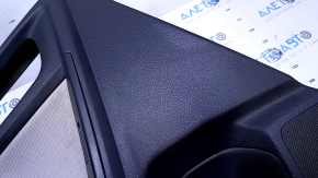 Door trim card rear left Subaru Forester 14-18 SJ black with gray insert cloth, armrest gray cloth, scratches, abrasions, for dry cleaning