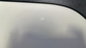 Door trim card rear left Dodge Grand Caravan 11-20 gray with black insert plastic, scratches, whitened plastic, abrasions