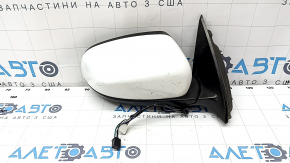 Right side mirror Jeep Cherokee KL 19-21 7+7 pins, white, BSM, heated, backlight, turn signal, cracks in turn signal glass