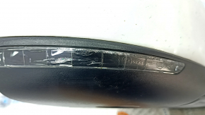Right side mirror Jeep Cherokee KL 19-21 7+7 pins, white, BSM, heated, backlight, turn signal, cracks in turn signal glass