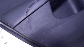 Door trim card rear left Dodge Journey 11- black with black insert leather, armrest black leather, scratches, abrasions, dents, scuffs