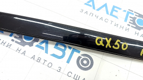 Windshield molding right Infiniti QX50 19- black gloss, scratches