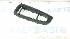 Front left window lift control trim Mercedes GLC 16-22 black, broken mount