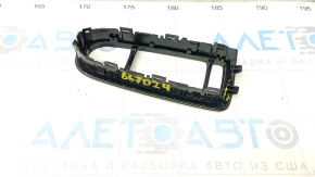 Front left window lift control trim Mercedes GLC 16-22 black, broken mount