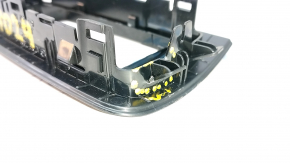 Front left window lift control trim Mercedes GLC 16-22 black, broken mount