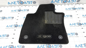 Carpet interior front right Infiniti QX50 19- cloth black