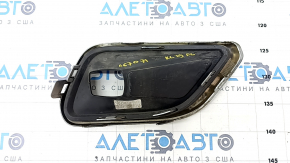 Left fog light frame Jeep Cherokee KL 19-21 structure with chrome frame, sand