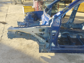 Front left quarter Mercedes GLC 16-22 on the body, blue