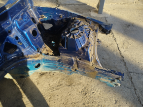 Front left quarter Mercedes GLC 16-22 on the body, blue