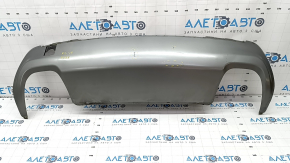 Rear bumper trim lower Jeep Cherokee KL 19-21 for 2 pipes, gray, chrome tips, scratches, dented mount