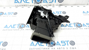 Front panel air duct deflector left Jeep Cherokee KL 19 - black gloss, gray with chrome, cracked handle