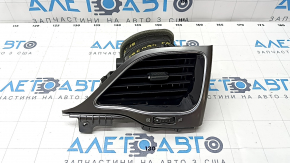 Front panel air duct deflector right Jeep Cherokee KL 19 - black gloss, gray with chrome, cracked handle