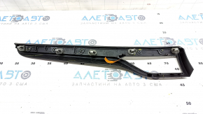 Dashboard cover right Ford Fusion mk5 17-20 graphite with aluminum insert