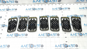 Radiator grille grill Jeep Cherokee KL 19-rest chrome set 7pcs, sand