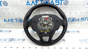 Naked steering wheel Ford Fusion mk5 17-20 leather black with heating, scratches
