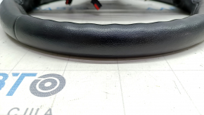 Naked steering wheel Ford Fusion mk5 17-20 leather black with heating, scratches