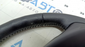 Naked steering wheel Ford Fusion mk5 17-20 leather black with heating, scratches