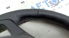 Naked steering wheel Ford Fusion mk5 17-20 leather black with heating, scratches
