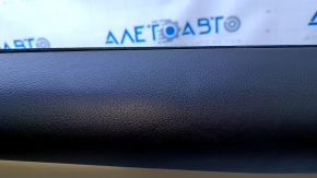 Door trim card rear left Lexus RX350 RX450h 10-15 beige with beige insert leather, armrest beige leather, scuffs, dent, bump, abrasions