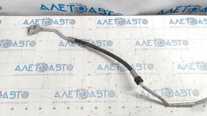 Air conditioner tube heater-condenser long Mercedes W221 type 1, without cap