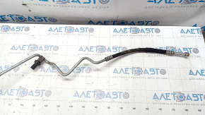 Air conditioner tube heater-condenser long Mercedes W221 type 1, without cap