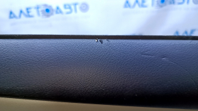 Door trim card rear left Lexus RX350 RX450h 10-15 gray with gray insert leather, armrest gray leather, scuffs, dents, abrasions, scratches