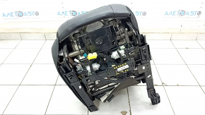 Passenger seat Jeep Cherokee KL 19- with AIRBAG, leather black with perforation, electric, scratches, scratches on the lining, for cleaning